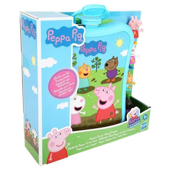 Peppa Pig: Peppa’s Adventures Peppa's Carry-Along Friends Doll Playset, 4 Pieces - Picture 2 of 3
